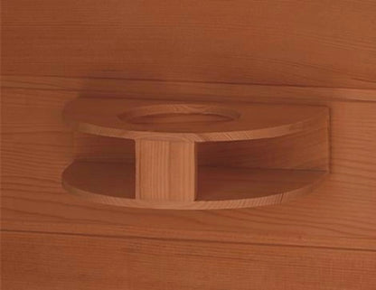 Sunray Sierra 2-Person Infrared Cedar Sauna with Carbon Heaters