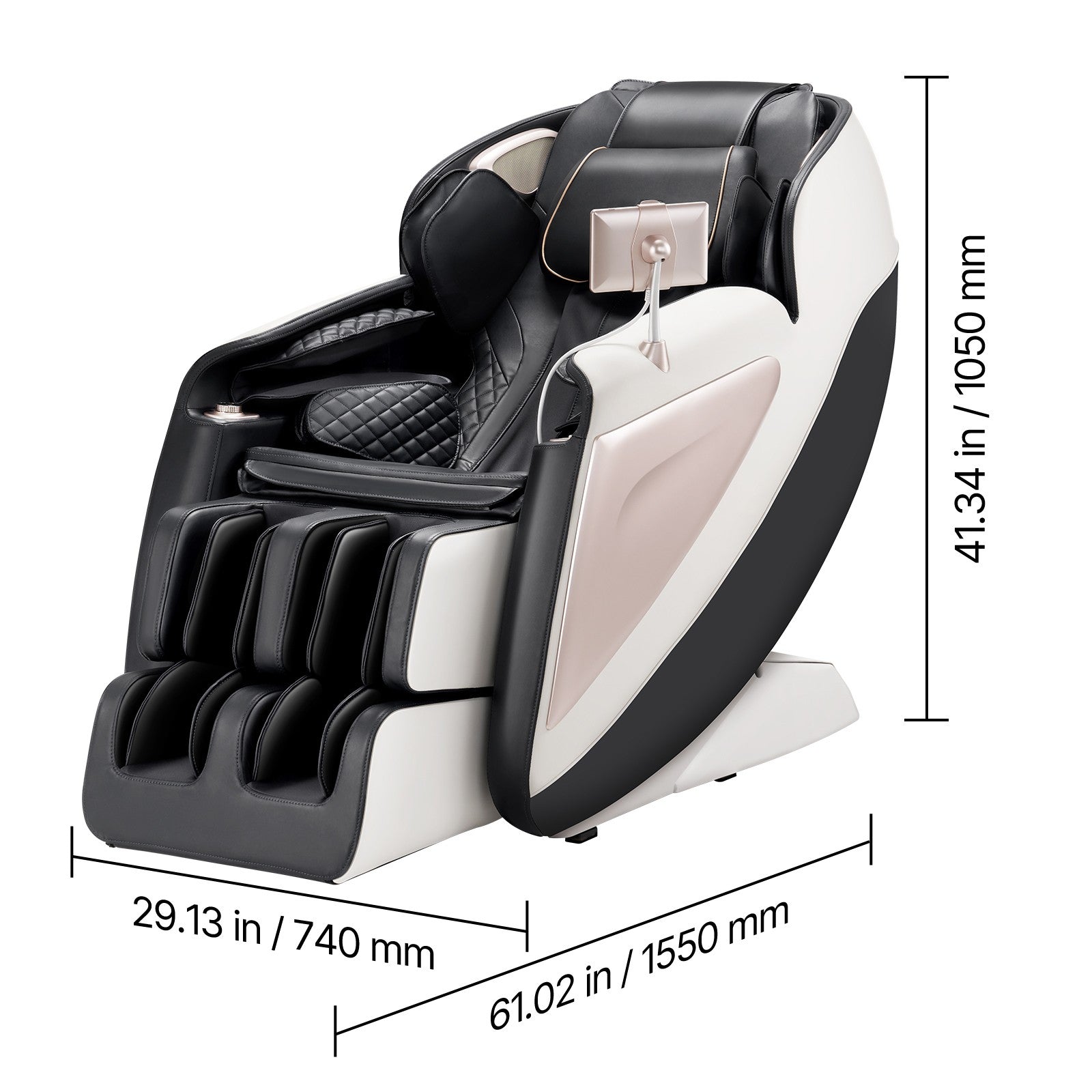 Uimoso Massage Chair Full Body Zero Gravity Recliner with Sl-Track & 36 Airbags