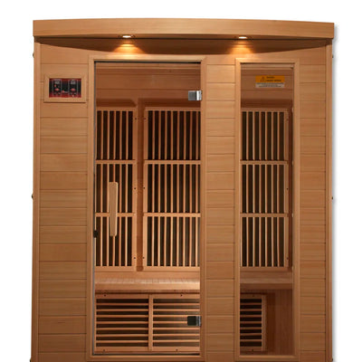 3 - Person FAR Infrared Sauna in Hemlock