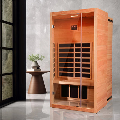 Vanity Art Extendable One Person FAR Infrared Sauna