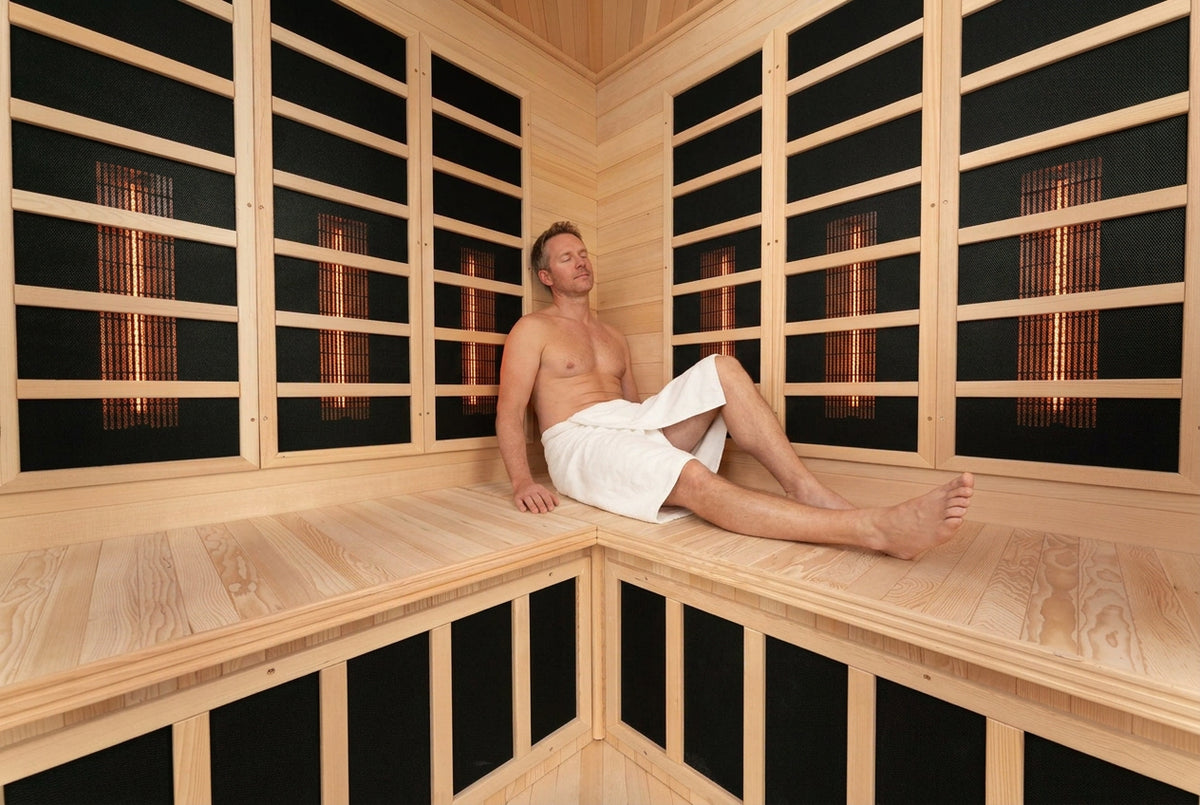 Blisspod Vienna 4–5 Person Low EMF Far Infrared Corner Sauna