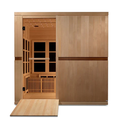 Golden Designs GDI-6880-02 Elite Catalonia 8 Person Near Zero EMF Far Infrared Sauna