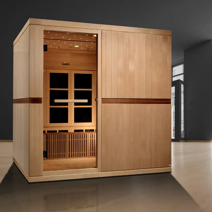 Golden Designs GDI-6880-02 Elite Catalonia 8 Person Near Zero EMF Far Infrared Sauna