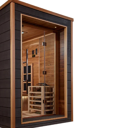 Golden Designs Karlstad 6-Person Hybrid Infrared & Traditional Sauna