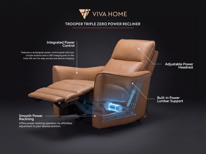 Trooper Triple Zero Power Zero Gravity Recliner