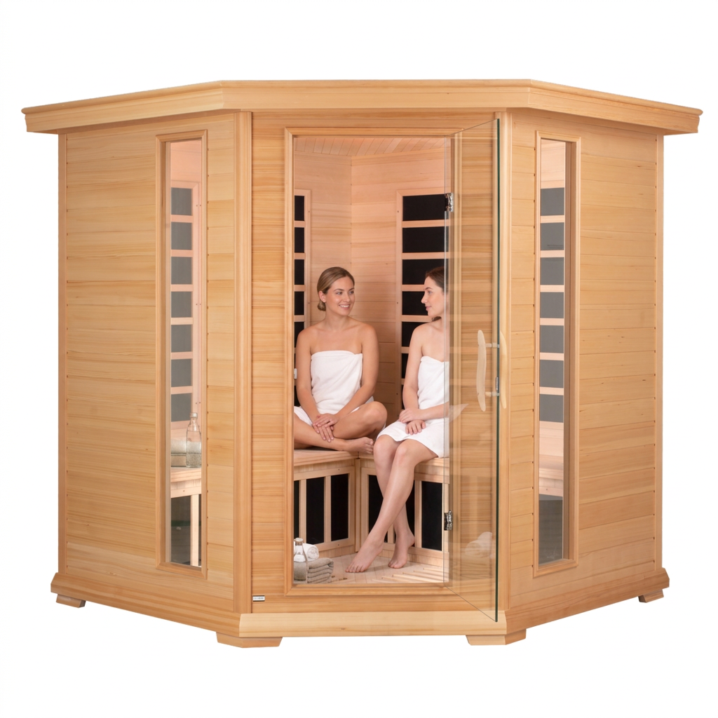 Blisspod Vienna 4–5 Person Low EMF Far Infrared Corner Sauna