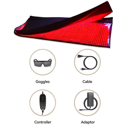 Red and Near-Infrared Light Therapy Bag for Whole Body