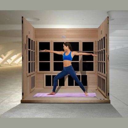 Golden Designs GDI-6880-02 Elite Catalonia 8 Person Near Zero EMF Far Infrared Sauna