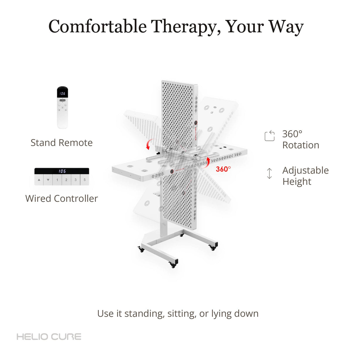 Helio Cure Helio Nova Full-Body Red & Near-Infrared Light Therapy Panel