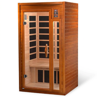 Barcelona 1 to 2 Person Low EMF FAR Infrared Home Sauna — Studio Shot